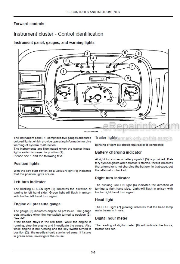 Photo 5 - New Holland TT35 TT40 TT45 Operators Manual Tractor 48013327