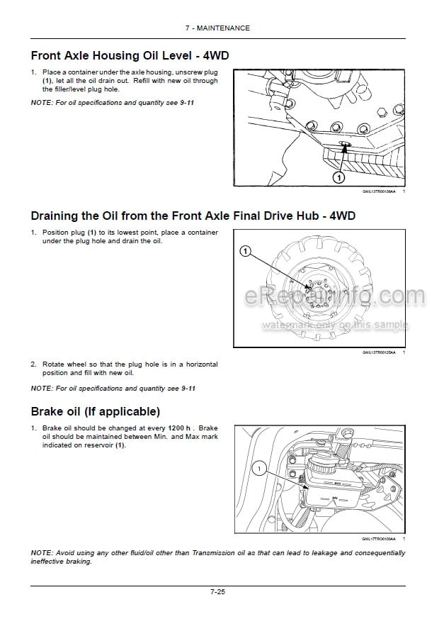 Photo 1 - New Holland TT4.55 TT4.65 TT4.75 Operators Manual Tractor 48135179