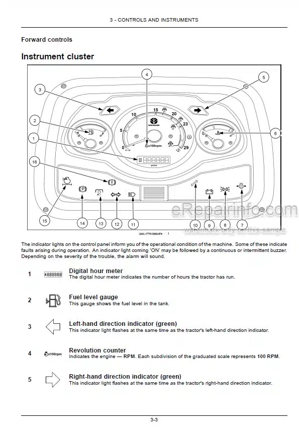 Photo 5 - New Holland TT4.55 TT4.65 TT4.75 Operators Manual Tractor 48135179