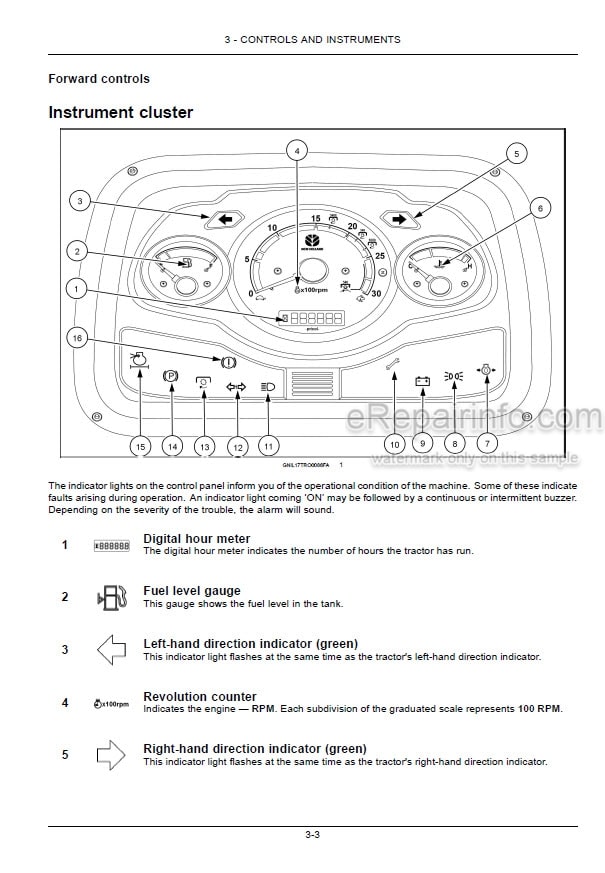 Photo 5 - New Holland TT4.55 TT4.75 Operators Manual Tractor 48135174