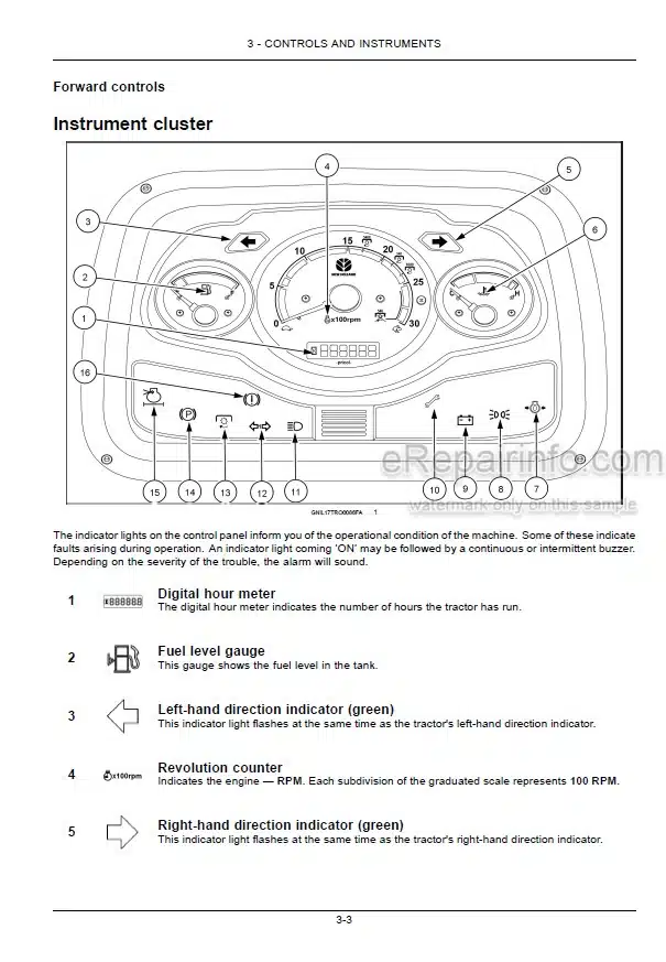 Photo 5 - New Holland TT4.55 TT4.75 Operators Manual Tractor 48135174