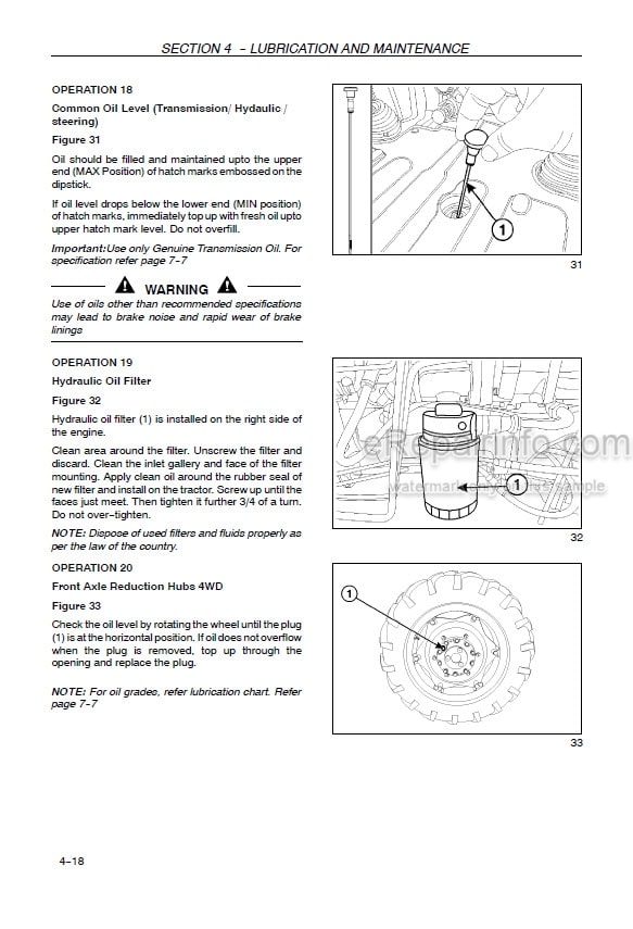Photo 3 - New Holland TT4.75 TT4.65 T4.55 Operators Manual Tractor 47812450