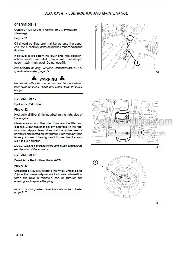 Photo 1 - New Holland TT4.75 TT4.65 T4.55 Operators Manual Tractor 47812450