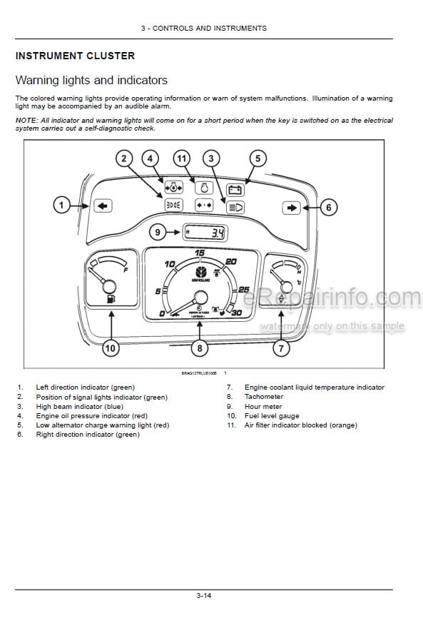 Photo 5 - New Holland TT4030 Operators Manual Tractor 84182060
