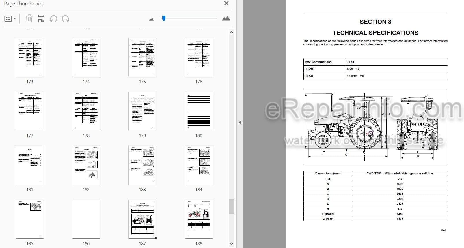 Photo 5 - New Holland TT50 TT55 TT65 TT75 TT50B TT55B TT65B TT75B Operators Manual Tractor 84190506