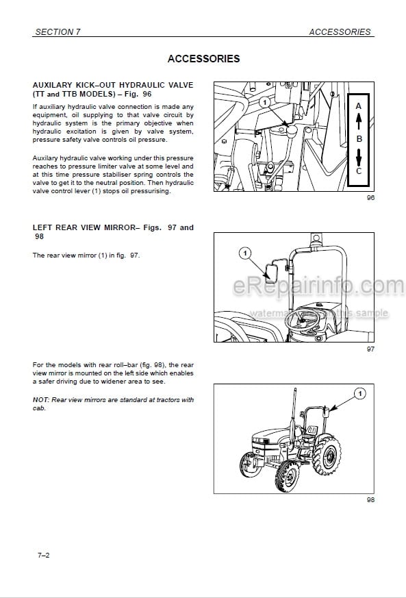 Photo 1 - New Holland TT50 TT55 TT65 TT75 TT50B TT55B TT65B TT75B Operators Manual Tractor 84190506