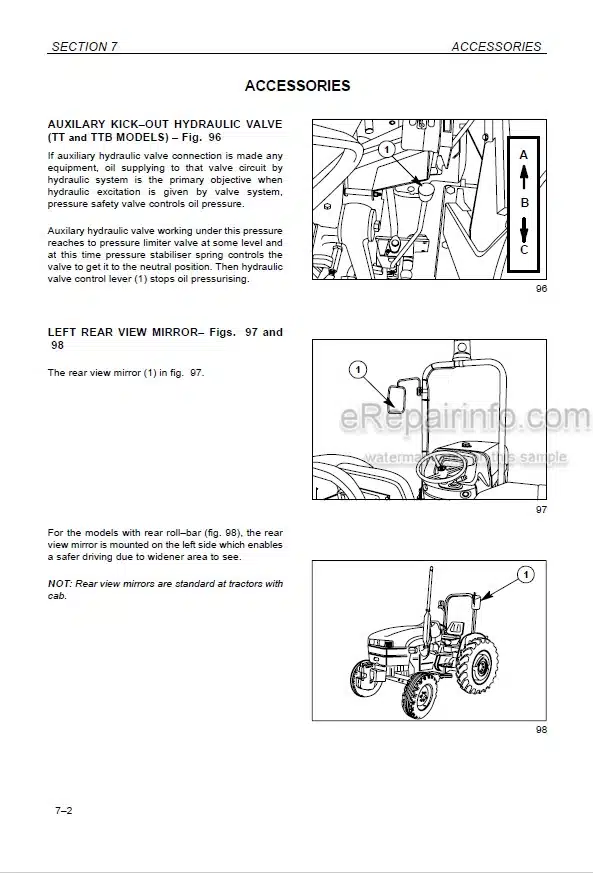 Photo 1 - New Holland TT50 TT55 TT65 TT75 TT50B TT55B TT65B TT75B Operators Manual Tractor 84190506
