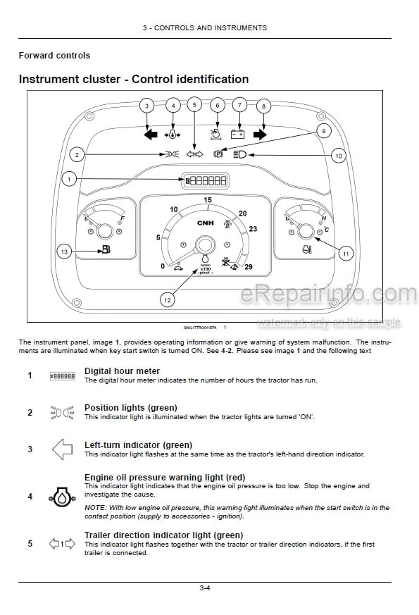 Photo 5 - New Holland TT55 TT65 TT75 Operators Manual Tractor 48135182