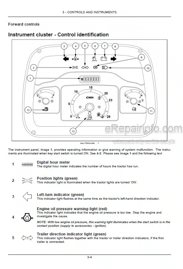 Photo 5 - New Holland TT55 TT65 TT75 Operators Manual Tractor 48135182