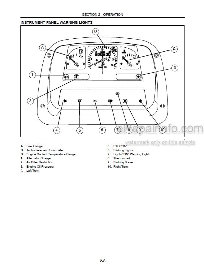 Photo 5 - New Holland TT55 TT75 Operators Manual Tractor