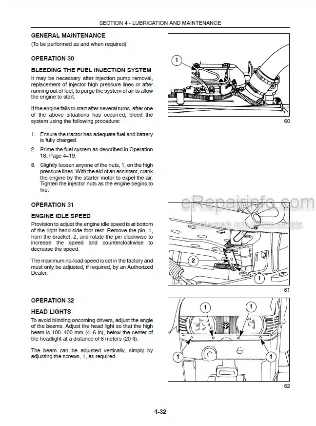 Photo 12 - New Holland TT60A TT75A Operators Manual Tractor 87473188