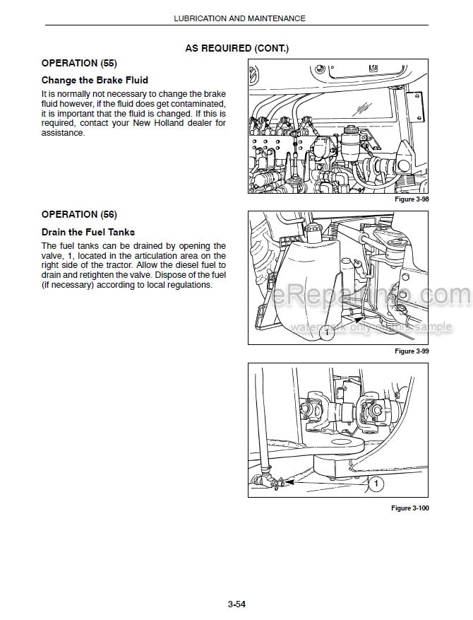 Photo 1 - New Holland TV140 Operators Manual Tractor 86562957