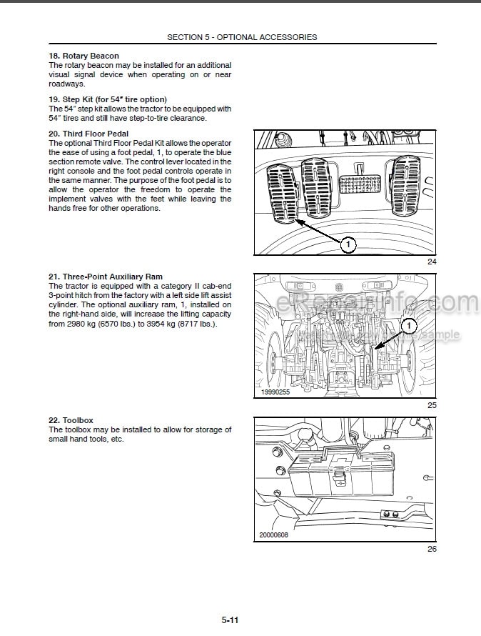 Photo 7 - New Holland Workmaster 33 37 Operators Manual Compact Tractor 47832587