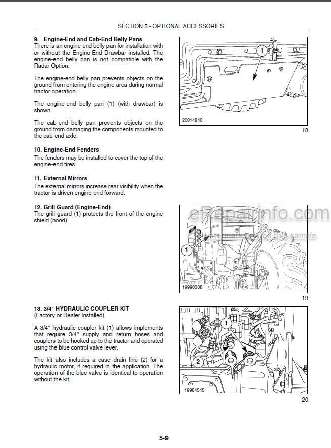 Photo 6 - New Holland Workmaster 25S Tier 4B Final Operators Manual Compact Tractor 51409930
