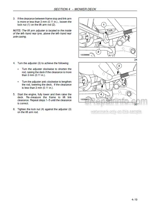 Photo 4 - New Holland TZ21D TZ24D Operators Manual Compact Tractor 84290017