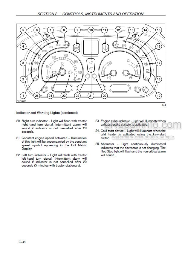 Photo 5 - New Holland TS100A TS110A TS115A TS125A TS135A Operators Manual Tractor 6045351100