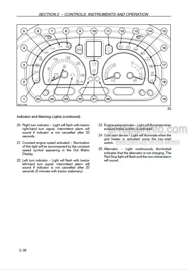 Photo 5 - New Holland TS100A TS110A TS115A TS125A TS135A Operators Manual Tractor 6045351100