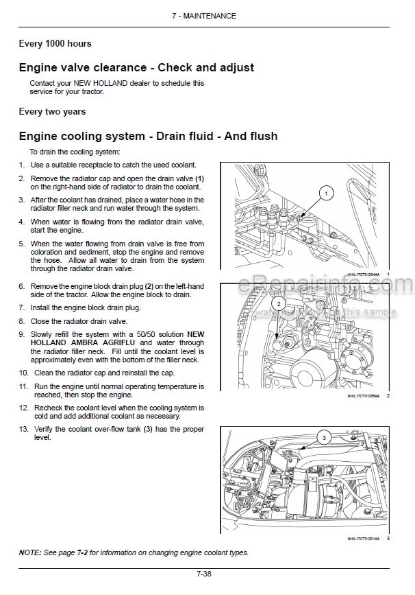 Photo 6 - New Holland TV140 Operators Manual Tractor 86562957