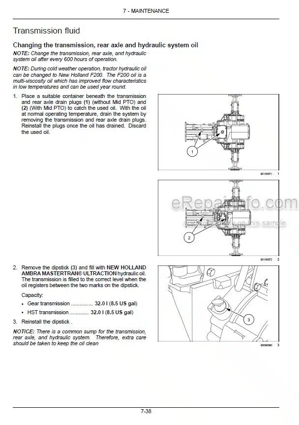 Photo 7 - New Holland Workmaster 33 37 Operators Manual Compact Tractor 47832587