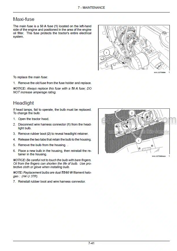 Photo 9 - New Holland Workmaster 35 40 Operators Manual Compact Tractor 47708977