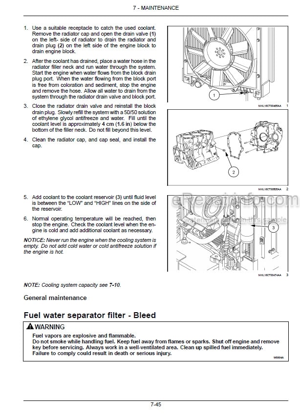 Photo 7 - New Holland T4.55S T4.65S T4.75S Operators Manual Tractor