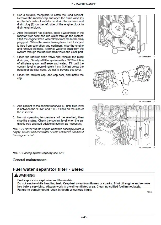 Photo 9 - New Holland Workmaster 35 40 Tier 4B Final Operators Manual Compact Tractor 51485746