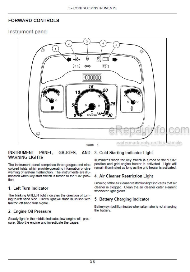 Photo 5 - New Holland Workmaster 65 75 Operators Manual Tractor 47412148