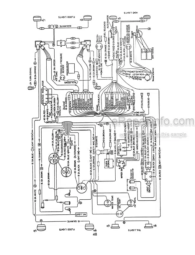 Photo 3 - Versatile 300 4WD Operators Manual Tractor 42030011