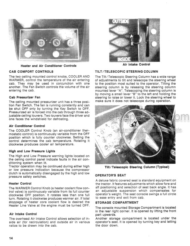 Photo 9 - Versatile 500 Operators Manual Tractor