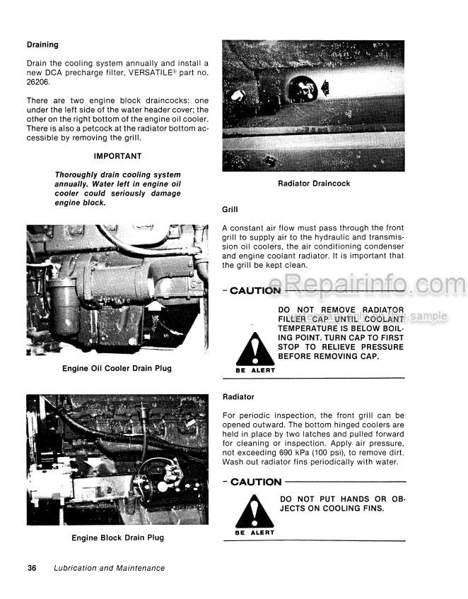 Photo 13 - Versatile 555 Operators Manual Tractor 42055505