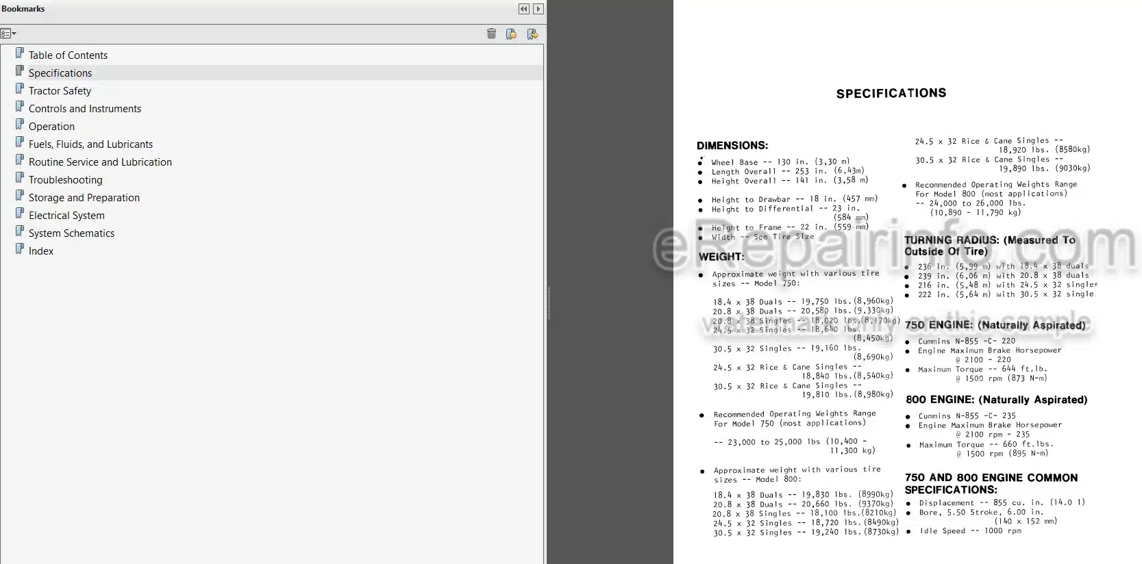 Photo 3 - Versatile 750 800 Series 2 Operators Manual Tractor 42075020