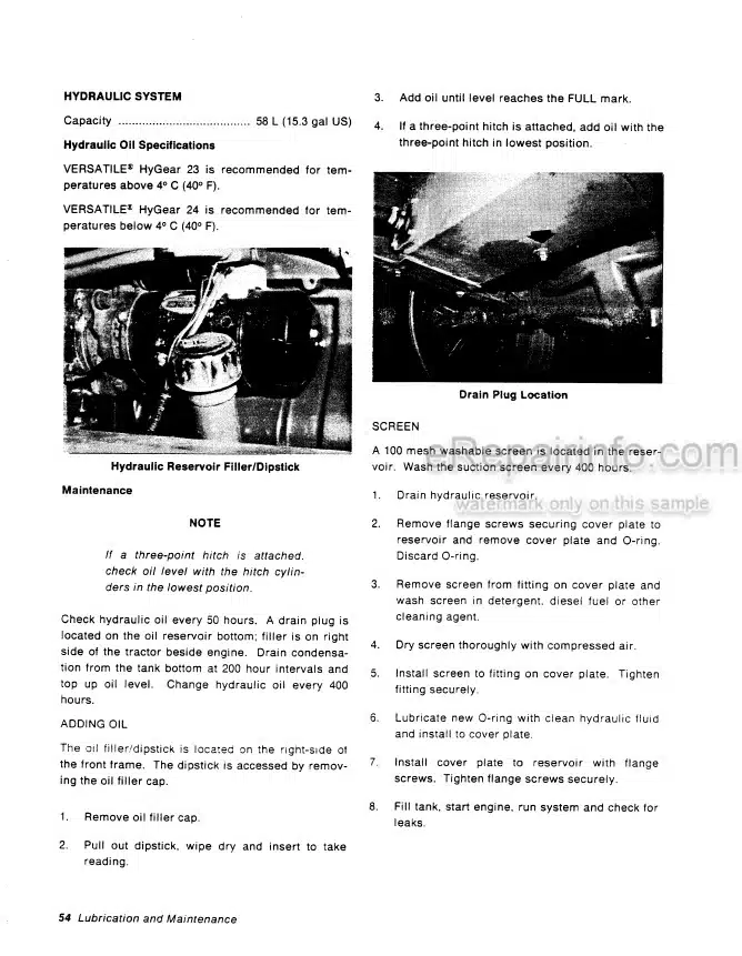 Photo 6 - Versatile 276II Operators Manual Bidirectional Tractor 42027610