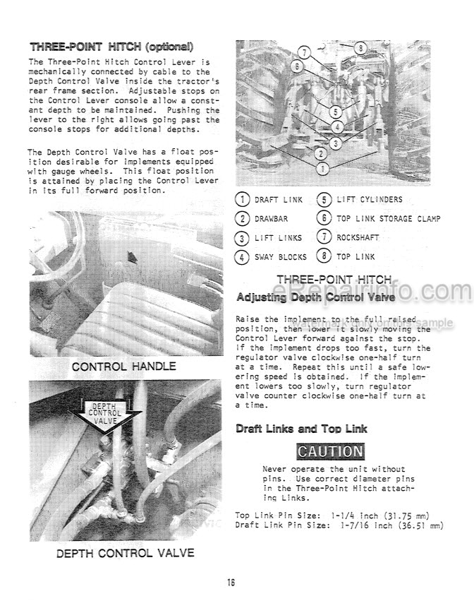 Photo 12 - Versatile 800 850 Operators Manual 4-Wheel Drive Tractor