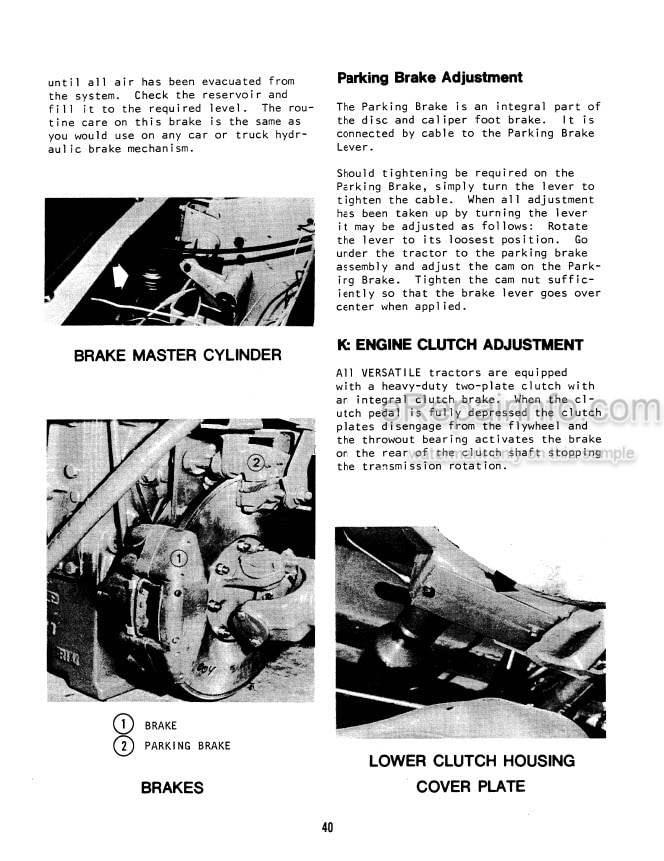Photo 14 - Versatile 900 Operators Manual 4-Wheel Drive Tractor