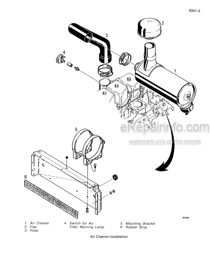 Photo 6 - Case 480F 480FLL Construction King Service Manual Tractor Loader Backhoe 8-98902
