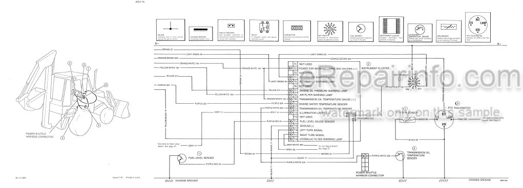 Photo 5 - Case 480F 480FLL Construction King Service Manual Tractor Loader Backhoe 8-98902