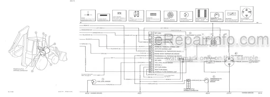Photo 5 - Case 480F 480FLL Construction King Service Manual Tractor Loader Backhoe 8-98902