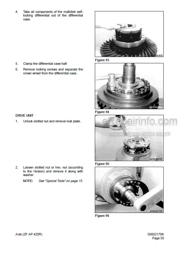 Photo 5 - Daewoo Mega 500-V Shop Manual Wheel Loader 023-00033E