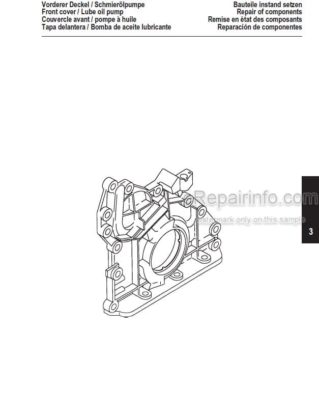 Photo 6 - Deutz 2012 Workshop Manual Engine 03120361