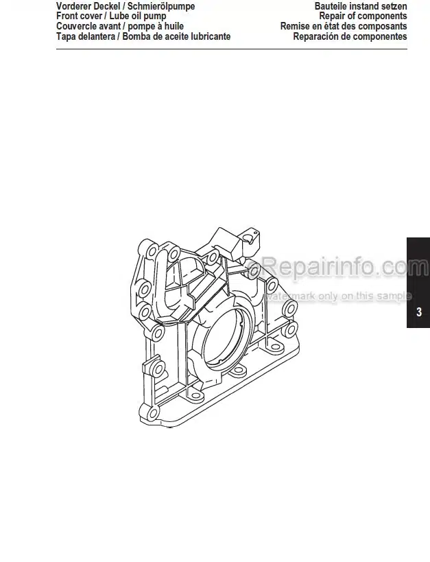 Photo 6 - Deutz 2012 Workshop Manual Engine 03120361