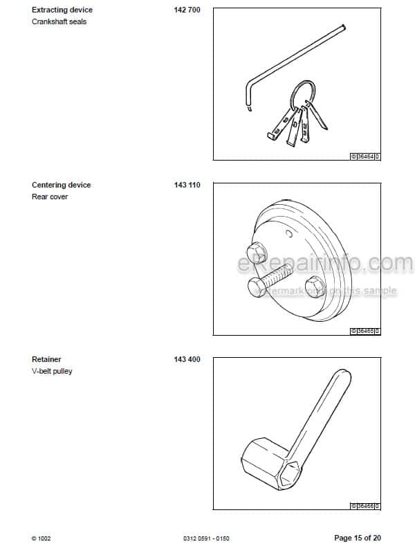 Photo 5 - Deutz 914 Workshop Manual Engine 03120441
