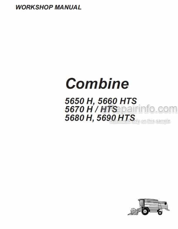 Photo 4 - Deutz Fahr 5650H  5660HTS 5670H  6570HTS 5680H 5690HTS Workshop Manual Combine 307.1133.3.6