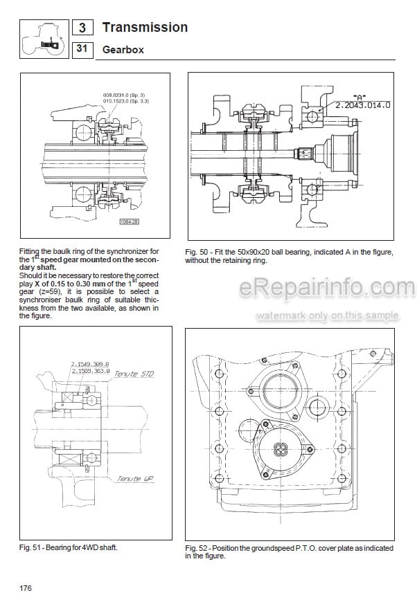 Photo 6 - Deutz Fahr Agrocompact F60 70F3 70F4 F80 F90 Workshop Manual Tractor 307.1069.3.6