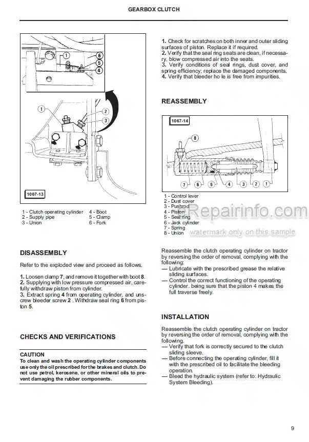 Photo 10 - Deutz Fahr Agrotrack 110 130 150 Workshop Manual Tractor 307.1123.3.6