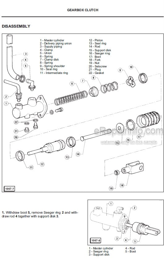 Photo 6 - Deutz Fahr Agrotrack 110 130 150 Workshop Manual Tractor 307.1123.3.6
