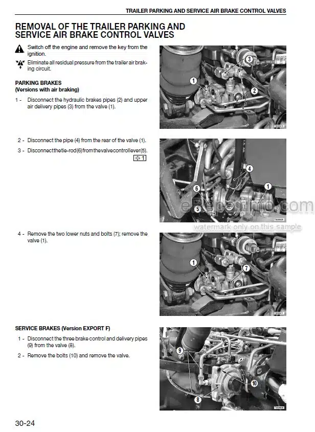 Photo 8 - Deutz Fahr Agrotron 106 MK3 110 MK3 115 MK3 120 MK3 135 MK3 150 MK3 165 MK3 Workshop Manual Tractor 307.1079.3.6