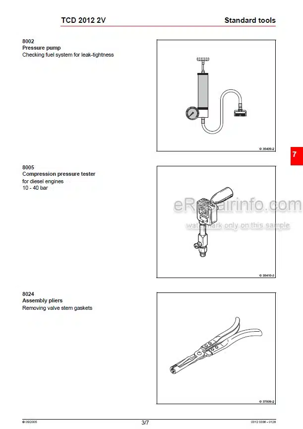 Photo 5 - Deutz TCD 2012 2V Workshop Manual Engine 03121977