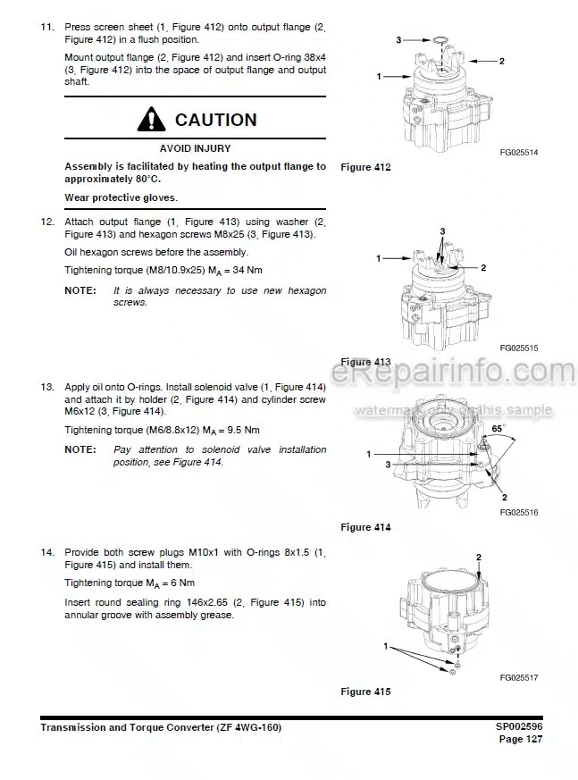 Photo 7 - Doosan DL220 Shop Manual Wheel Loader 950106-00118E