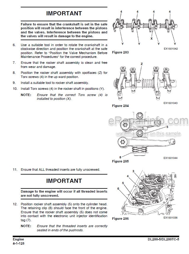 Photo 3 - Doosan DL200-5 DL200TC-5 Shop Manual Wheel Loader 950106-01249E