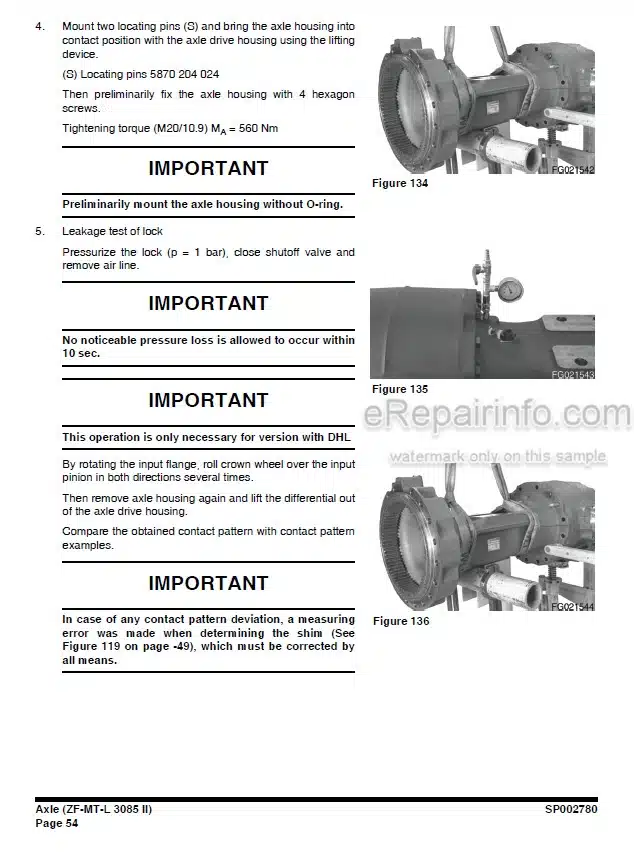 Photo 8 - Doosan DX340LCA Shop Manual Track Excavator 950106-00268E